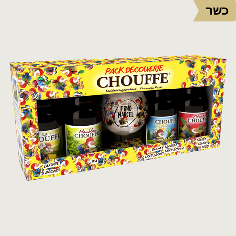 מבשלת אשוף – La Chouffe Belgian Beer Collection (4 Bottles) - Kosher - Vinoli