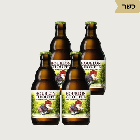 מבשלת אשוף – La Chouffe Belgian Beer Collection (4 Bottles) - Kosher - Vinoli