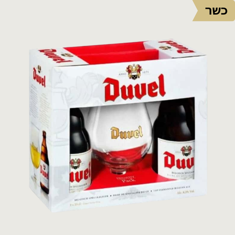 בירה דובל – Duvel Belgian Strong Ale (4 Bottles) - Kosher - Vinoli